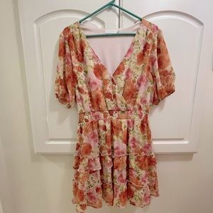 Flowy dress perfect for springtime